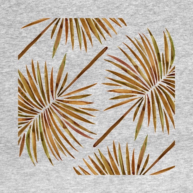 fan palm sepia by CatCoq